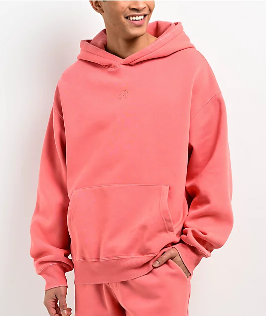 Ninth Hall Fundamentals Rose Boxy Hoodie