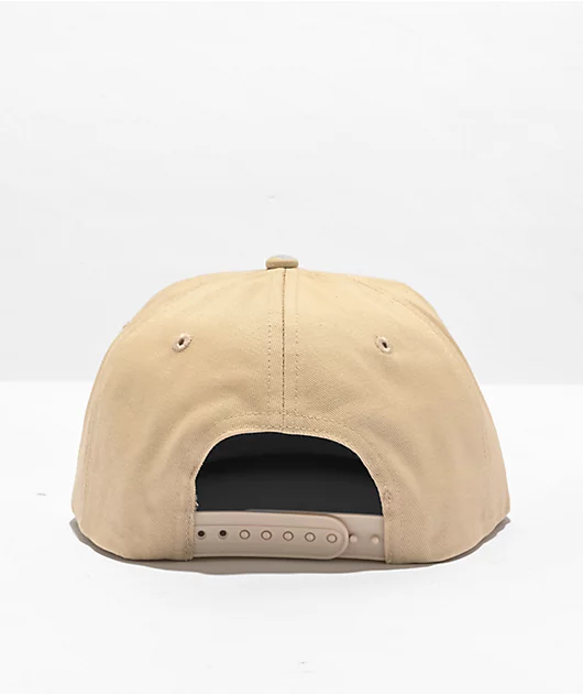 Adam Bomb Beige Snapback Hat
