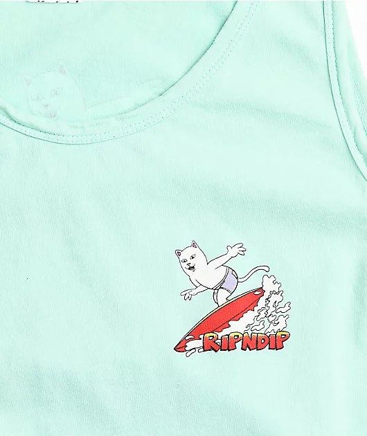 76153-ripndip-off-my-wave-aqua-tank-top-3.webp RIPNDIP Off My Wave Aqua Tank Top