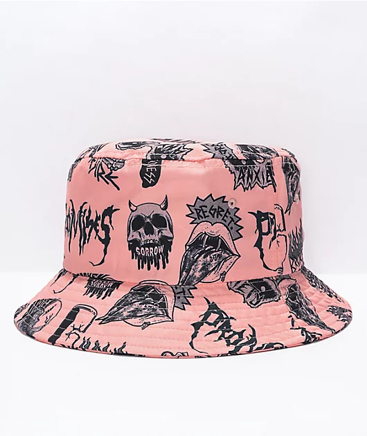 Broken Promises Crush Pink Bucket Hat