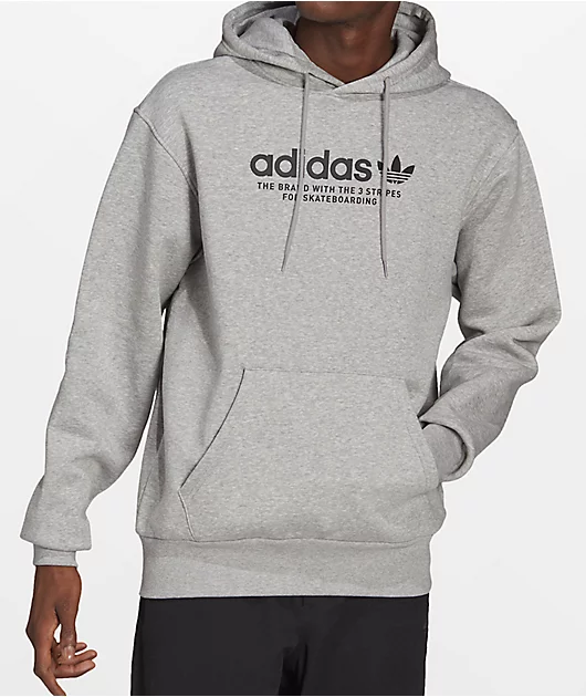 adidas 4.0 Logo Grey Hoodie