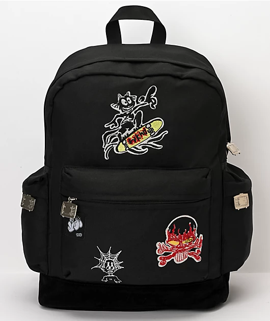 76773-wknd-online-school-black-backpack-1.webp WKND Online School Black Backpack