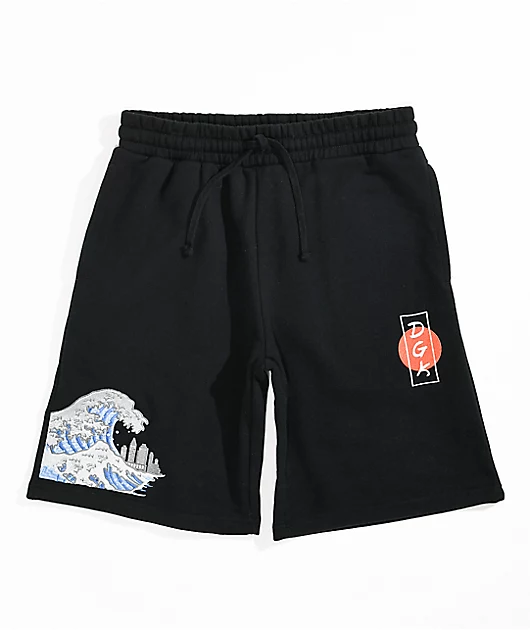 76820-dgk-breaker-black-sweat-shorts-1.webp DGK Breaker Black Sweat Shorts
