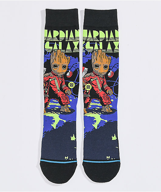 Stance x Marvel Groot Jams Black Crew Socks