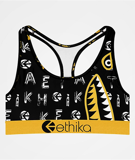 Ethika Bomber Word Finder Sports Bra