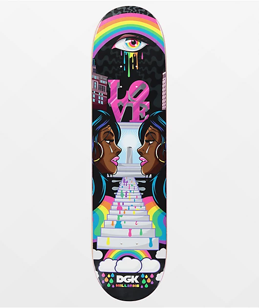 DGK Williams Ghetto Psych 8.06\" Skateboard Deck