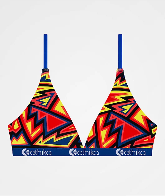 Ethika Abstract Range Triangle Bralette