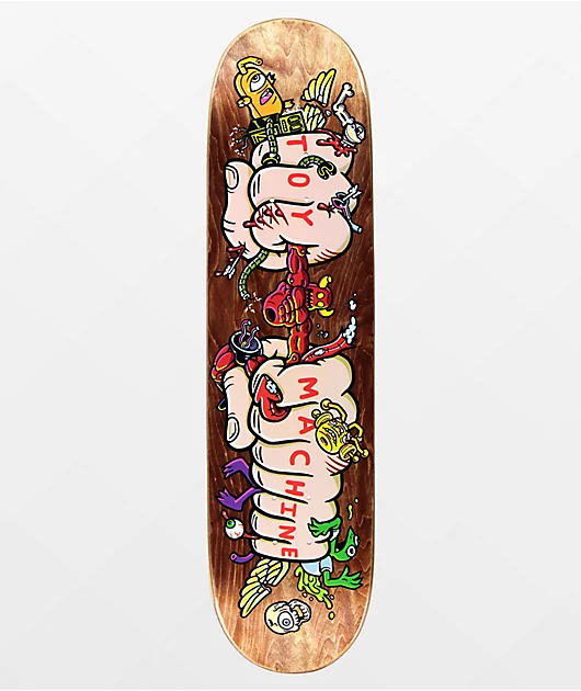 Toy Machine Living Toys 8.0\" Skateboard Deck