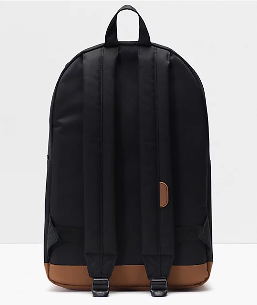 77634-herschel-supply-co.-pop-quiz-eco-black-saddle-backpack-3.webp Herschel Supply Co. Pop Quiz Eco Black & Saddle Backpack