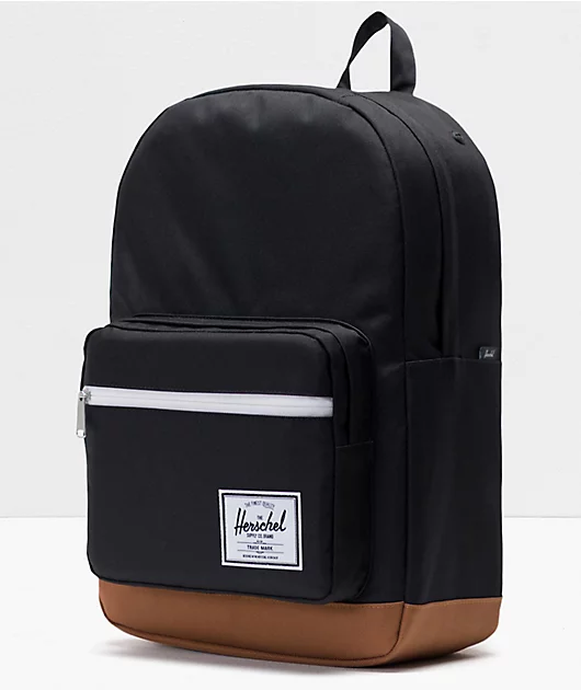 77634-herschel-supply-co.-pop-quiz-eco-black-saddle-backpack-4.webp Herschel Supply Co. Pop Quiz Eco Black & Saddle Backpack