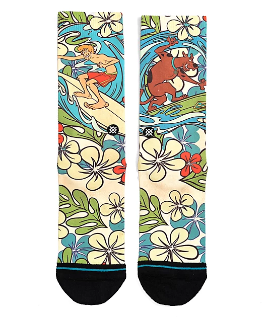 Stance x Scooby Doo Surfs Up Shaggy Crew Socks