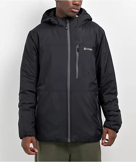 Coal Crescent Black Mid Layer Snowboard Jacket