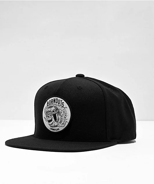 Lurking Class by Sketchy Tank Tire Black Snapback Hat