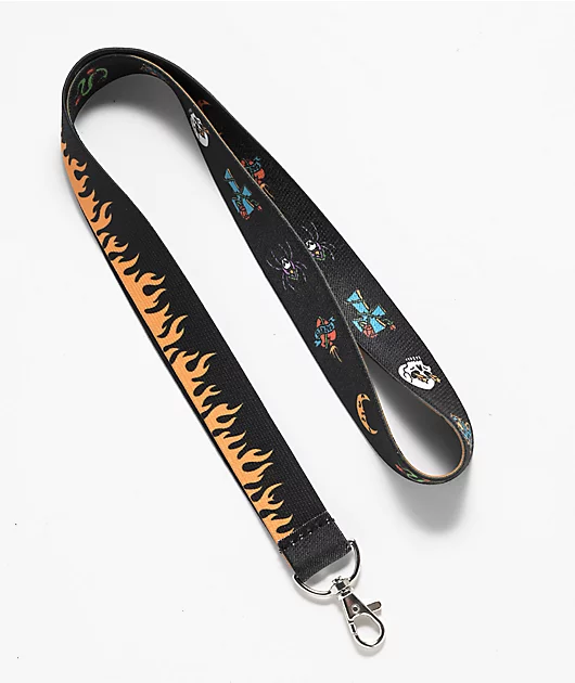 Artist Collective Sacred Icons Black Lanyard