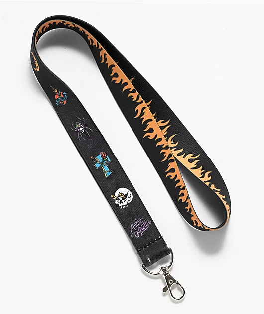 Artist Collective Sacred Icons Black Lanyard