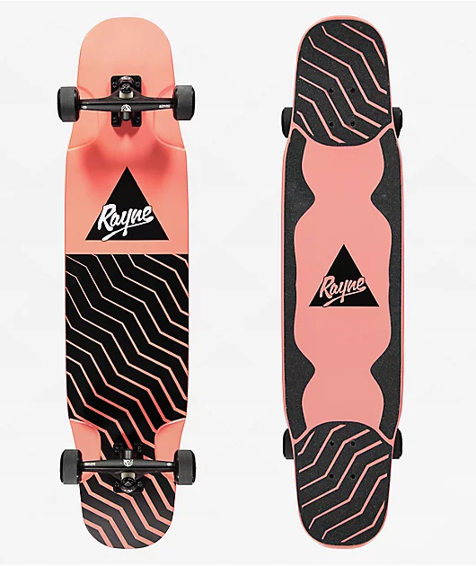 Rayne Nae Nae Coral 40\" Longboard Complete