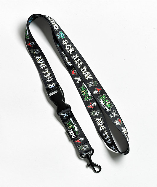 DGK Chaos Black Lanyard