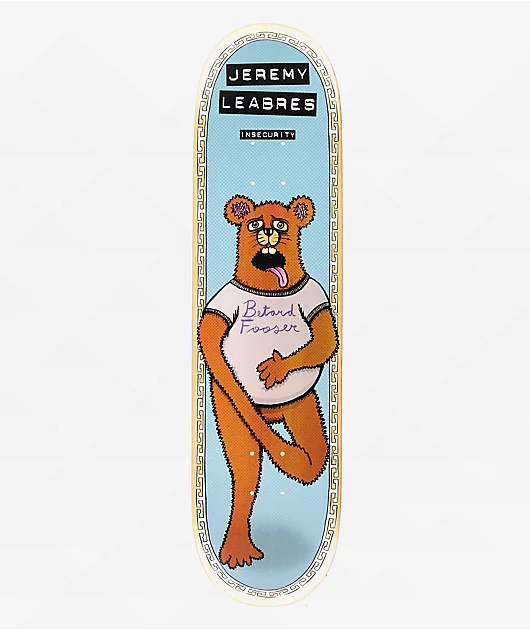 Toy Machine Leabres Insecurity 8.0\" Skateboard Deck