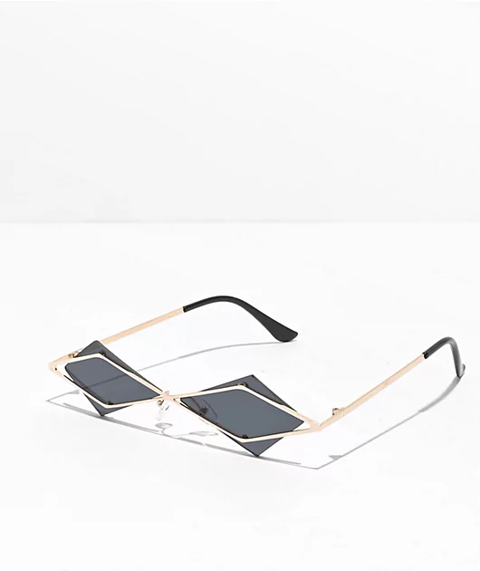 Alec Black & Gold Sunglasses