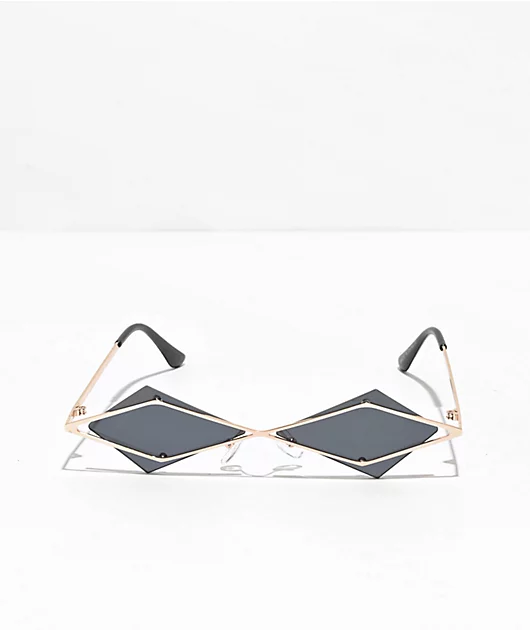 Alec Black & Gold Sunglasses