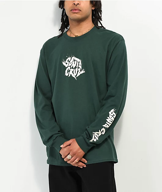 78139-santa-cruz-flare-dark-green-long-sleeve-t-shirt-1.webp Santa Cruz Flare Dark Green Long Sleeve T-Shirt