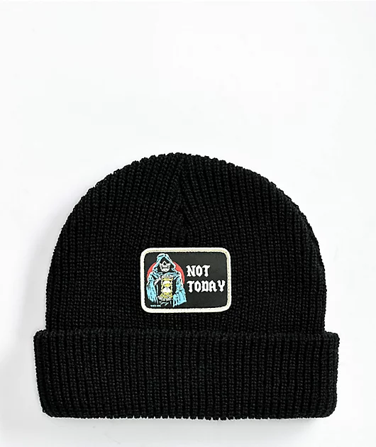 Boss Dog Not Today Black Beanie