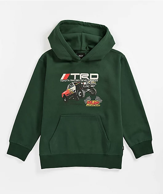 HUF x Toyota Racing Development Kids Ensenada Green Hoodie