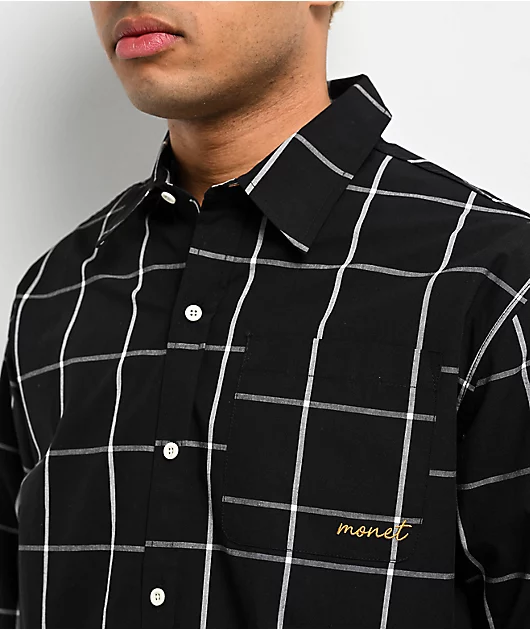 78705-monet-skateboards-grip-black-long-sleeve-button-up-shirt-2.webp Monet Skateboards Grip Black Long Sleeve Button Up Shirt