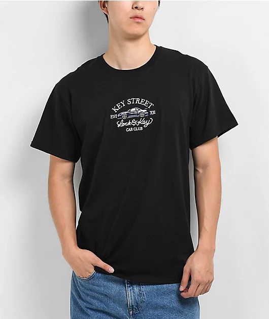 Key Street Lo Pro Black T-Shirt