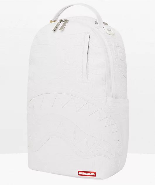 79141-sprayground-white-scribble-debossed-backpack-5.webp Sprayground White Scribble Debossed Backpack