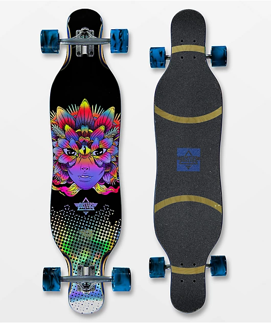 Dusters Fleur 38.5\" Drop Down Longboard Complete