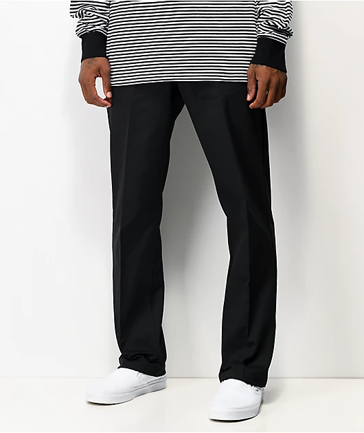 Dickies Flex Black Slim Chino Work Pants