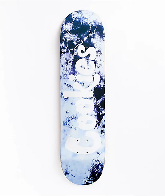 Cookies Blue Sky Tie Dye 8.0\" Skateboard Deck