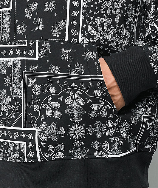 79662-ninth-hall-bandana-black-hoodie-3.jpg Ninth Hall Bandana Black Hoodie