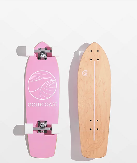 79779-gold-coast-classic-28-pink-cruiser-skateboard-complete-1.webp Gold Coast Classic 28\" Pink Cruiser Skateboard Complete
