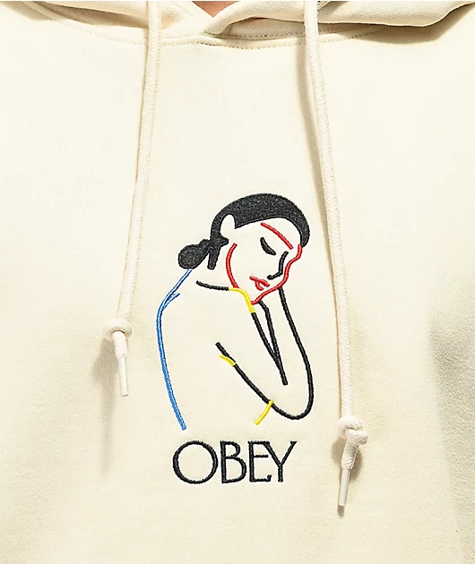 80018-obey-lady-natural-hoodie-2.webp Obey Lady Natural Hoodie