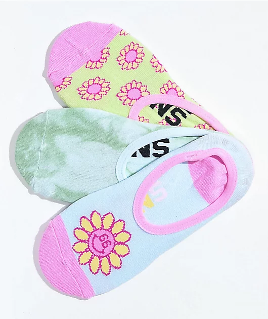 Vans Canoodle Good All Around 3 Pack No Show Socks