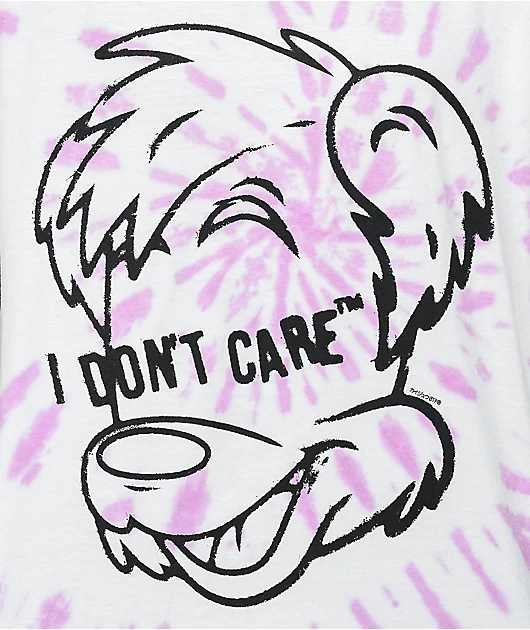 80593-kaiju017-don-t-care-purple-tie-dye-t-shirt-3.webp KAIJU017 Don't Care Purple Tie Dye T-Shirt