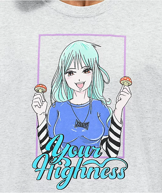 80634-your-highness-la-fun-girl-grey-t-shirt-2.webp Your Highness LA Fun Girl Grey T-Shirt