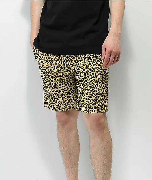 COOKMAN LEOPARD SHORTS