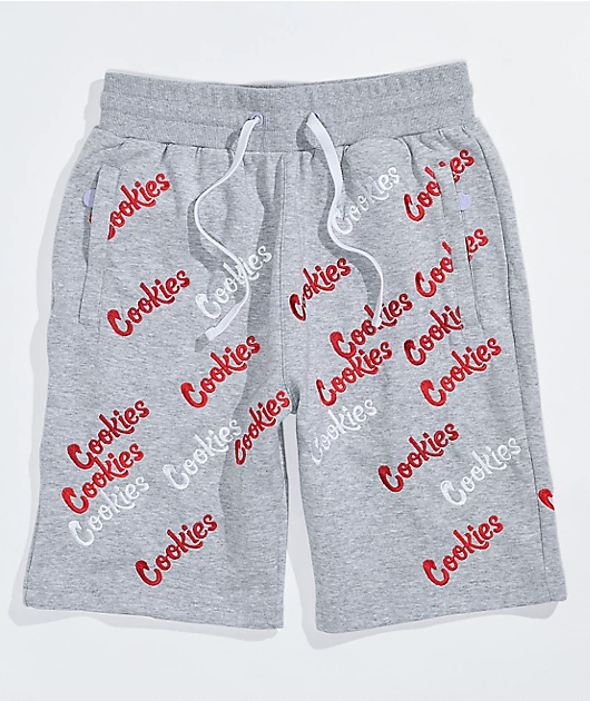 80751-cookies-triple-beam-grey-sweat-shorts-1.webp Cookies Triple Beam Grey Sweat Shorts