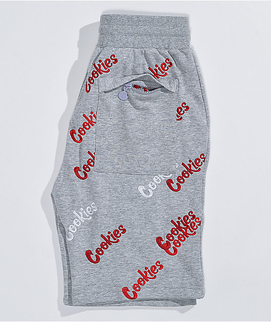 80751-cookies-triple-beam-grey-sweat-shorts-3.jpg Cookies Triple Beam Grey Sweat Shorts