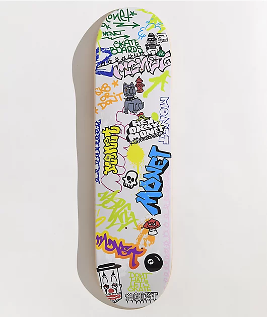 80765-monet-skateboards-graffiti-8.0-skateboard-deck-1.webp Monet Skateboards Graffiti 8.0\" Skateboard Deck