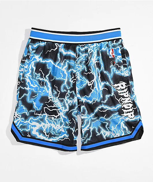 RIPNDIP Nikola Black & Blue Basketball Shorts