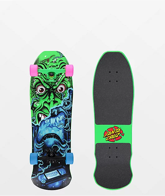 Stranger Things x Santa Cruz Roskopp Face 31\" Cruiser Skateboard Complete