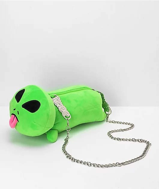 RIPNDIP Lord Alien Plush Crossbody Bag