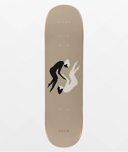 SOVRN Walker Yin Yang 8.5\" Skateboard Deck