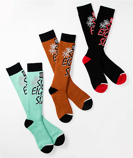 81174-686-vibes-3-pack-snow-socks-1.webp 686 Vibes 3 Pack Snow Socks