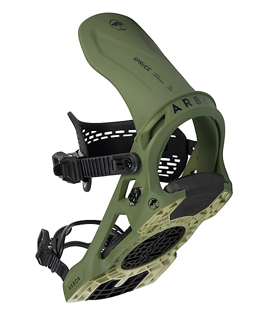 Arbor Spruce Green Snowboard Bindings 2024