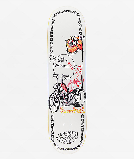 Krooked Worrest Awesome Cycle 8.12\" Skateboard Deck
